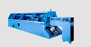 BLSD Book Stacker  with Vesta Jacketing Machine 